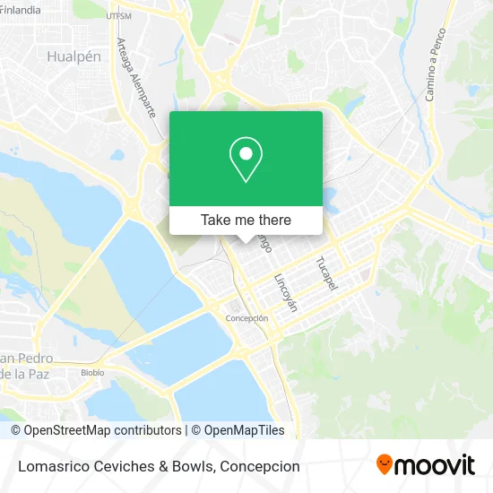 Mapa de Lomasrico Ceviches & Bowls