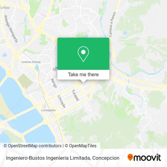 Mapa de Ingeniero-Bustos Ingeniería Limitada