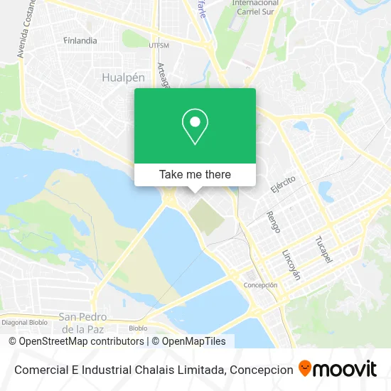 Comercial E Industrial Chalais Limitada map