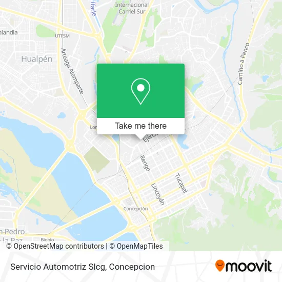 Mapa de Servicio Automotriz Slcg