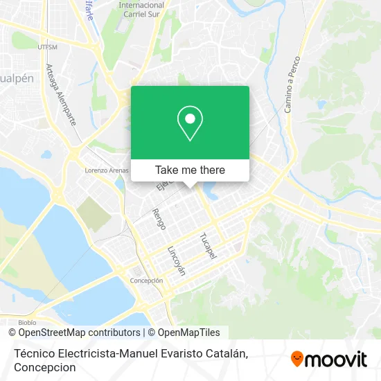 Mapa de Técnico Electricista-Manuel Evaristo Catalán