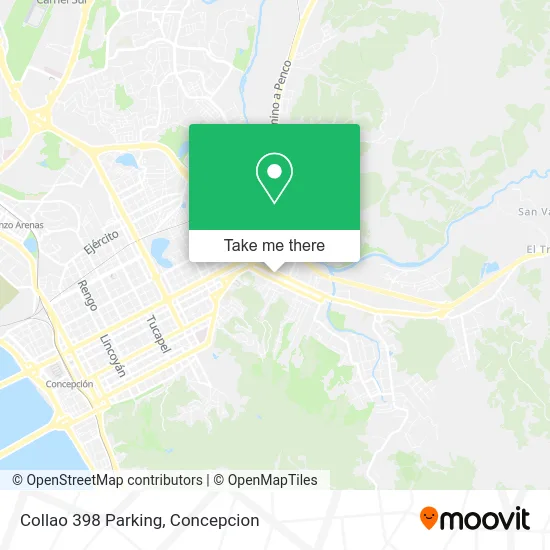 Mapa de Collao 398 Parking