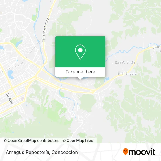 Mapa de Amagus.Repostería