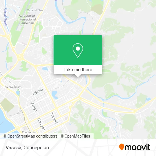 Mapa de Vasesa