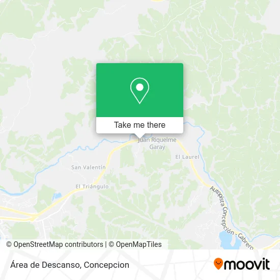 Mapa de Área de Descanso