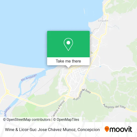 Wine & Licor-Suc Jose Chávez Munoz map
