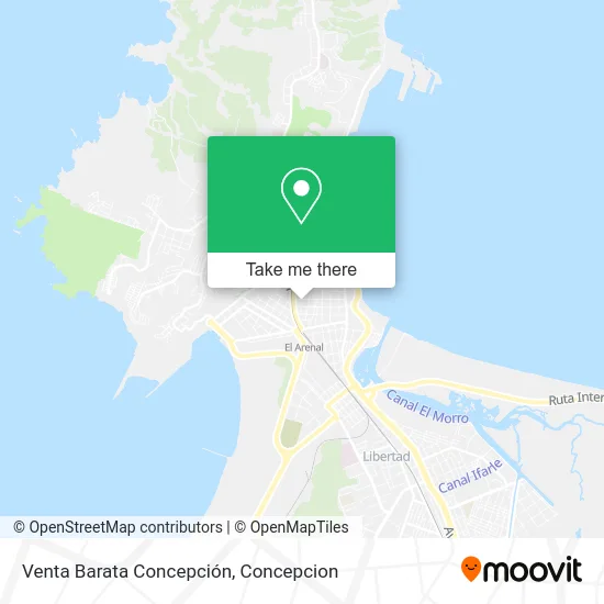 Mapa de Venta Barata Concepción