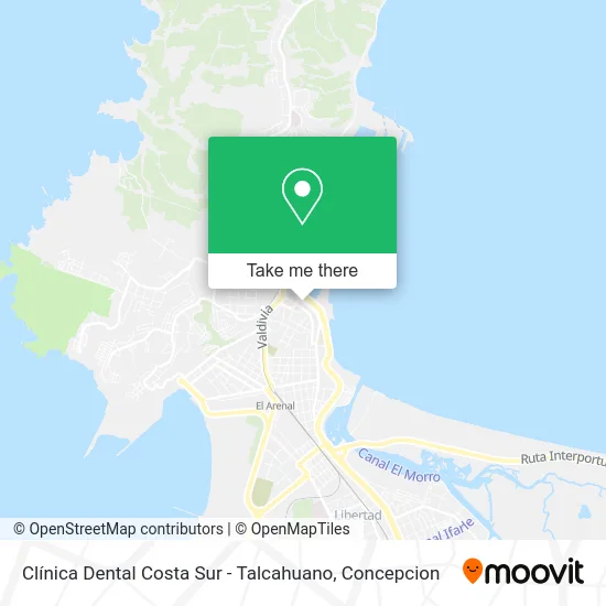 Clínica Dental Costa Sur - Talcahuano map