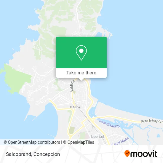 Mapa de Salcobrand