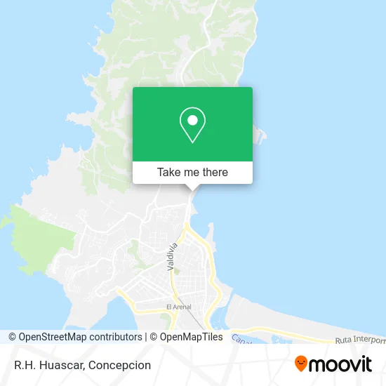 R.H. Huascar map