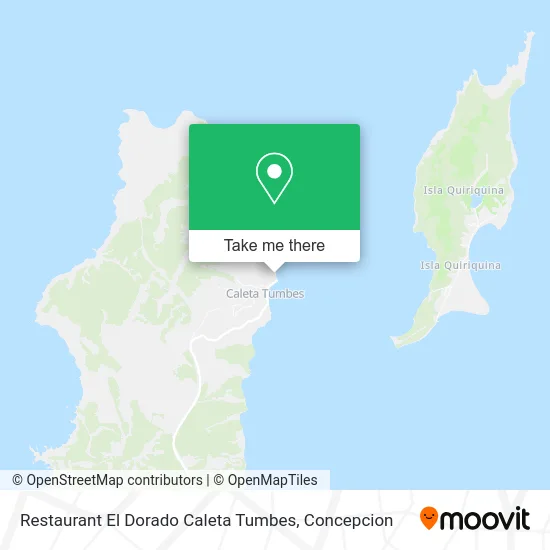 Restaurant El Dorado Caleta Tumbes map