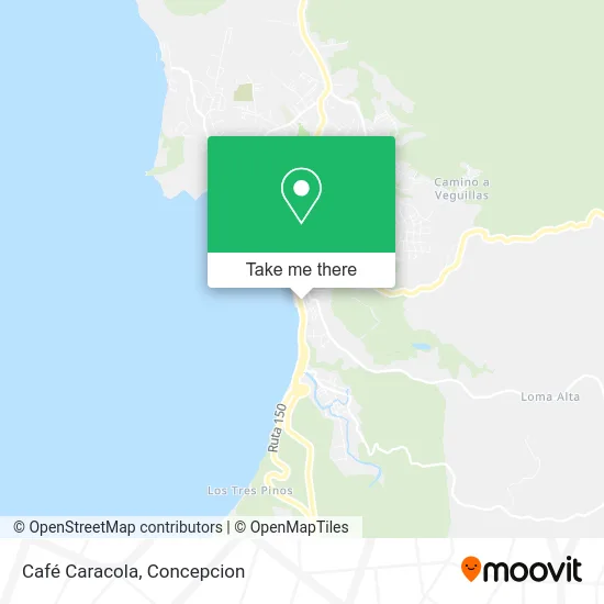 Mapa de Café Caracola