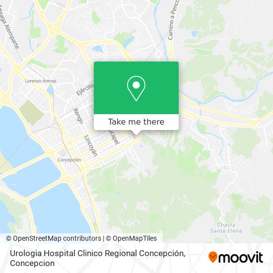 Urologia Hospital Clinico Regional Concepción map