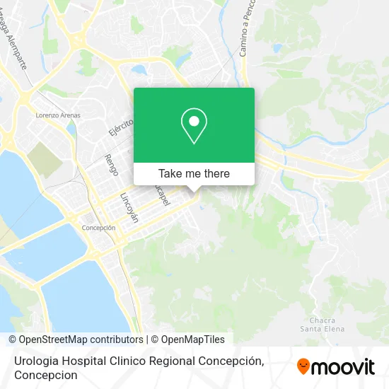 Mapa de Urologia Hospital Clinico Regional Concepción