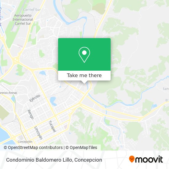 Mapa de Condominio Baldomero Lillo