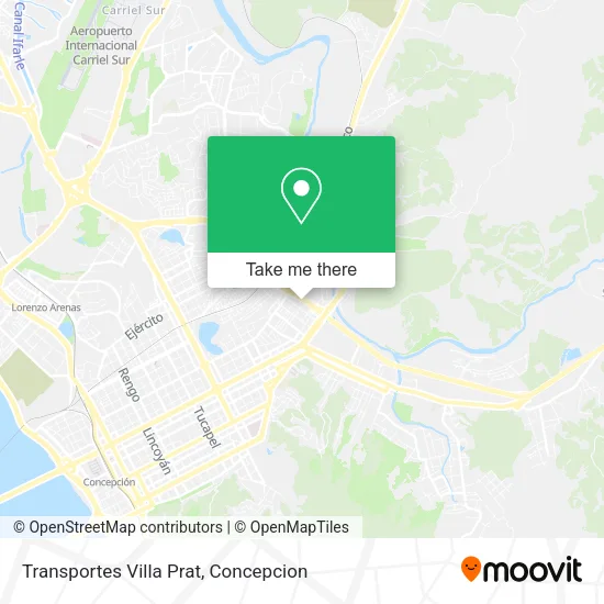 Mapa de Transportes Villa Prat