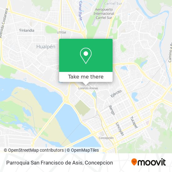 Parroquia San Francisco de Asis map