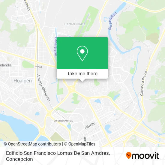 Mapa de Edificio San Francisco Lomas De San Amdres