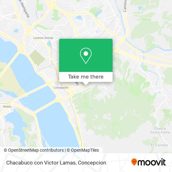 Mapa de Chacabuco con Victor Lamas