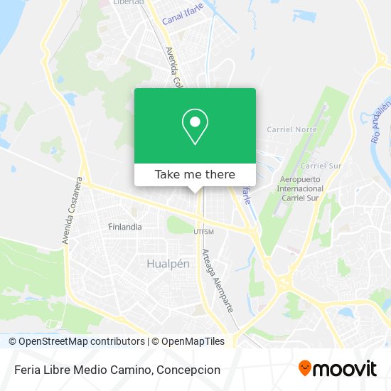 Feria Libre Medio Camino map