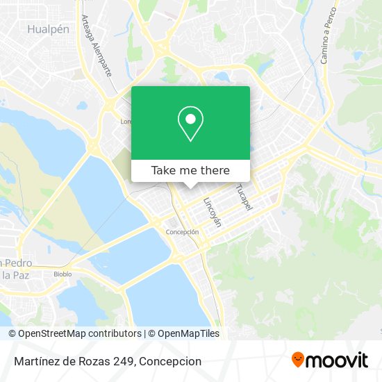 Martínez de Rozas 249 map