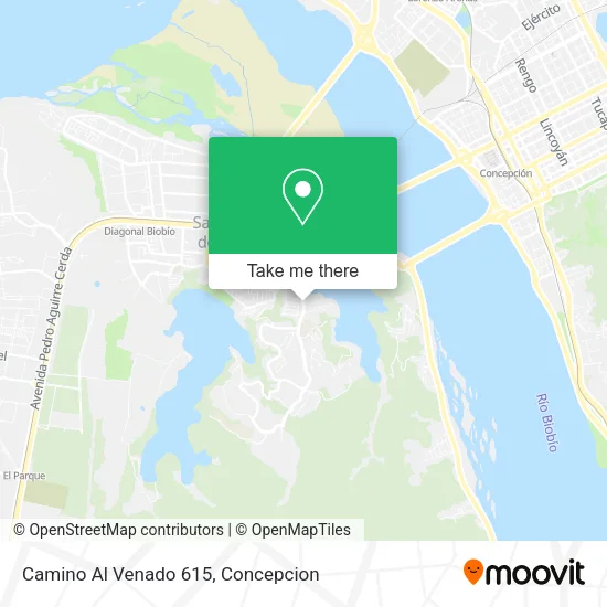 Mapa de Camino Al Venado 615