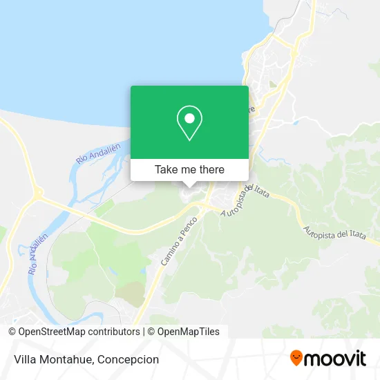 Mapa de Villa Montahue