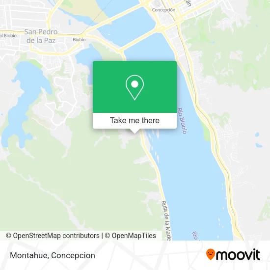 Mapa de Montahue