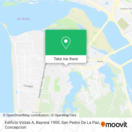 Edificio Vistas A, Bayona 1900, San Pedro De La Paz map