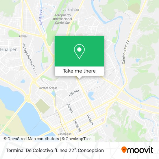 Terminal De Colectivo "Linea 22" map