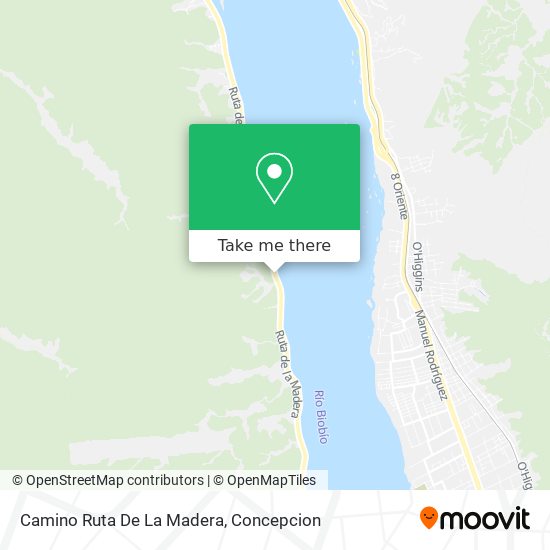 Mapa de Camino Ruta De La Madera