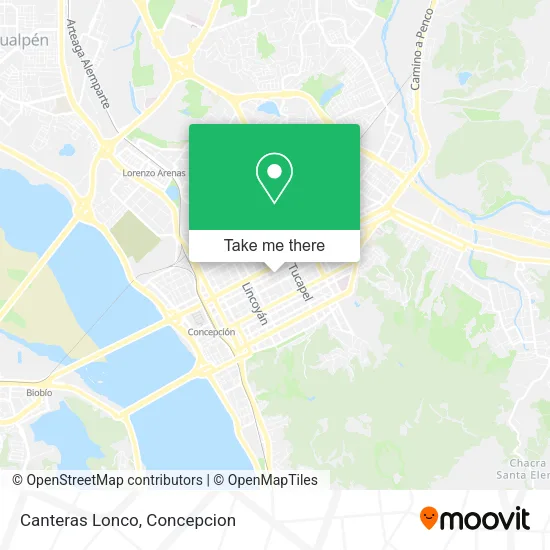 Canteras Lonco map