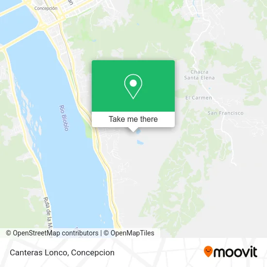 Mapa de Canteras Lonco