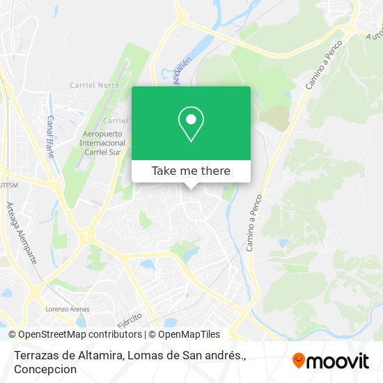 Terrazas de Altamira, Lomas de San andrés. map