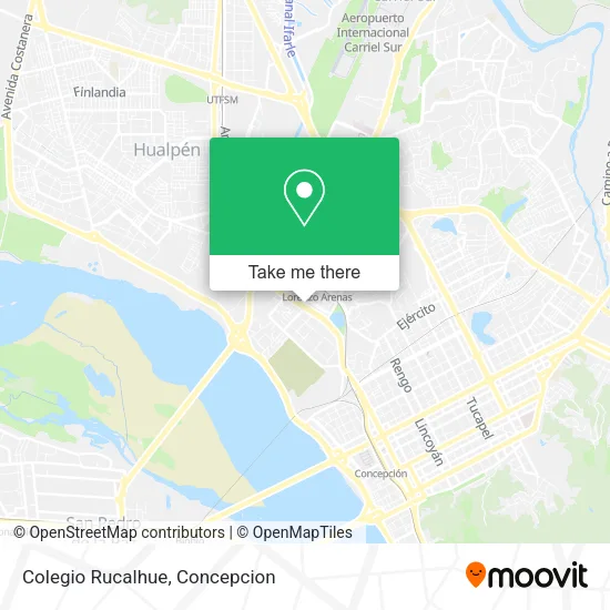 Mapa de Colegio Rucalhue