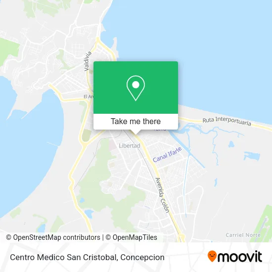 Mapa de Centro Medico San Cristobal