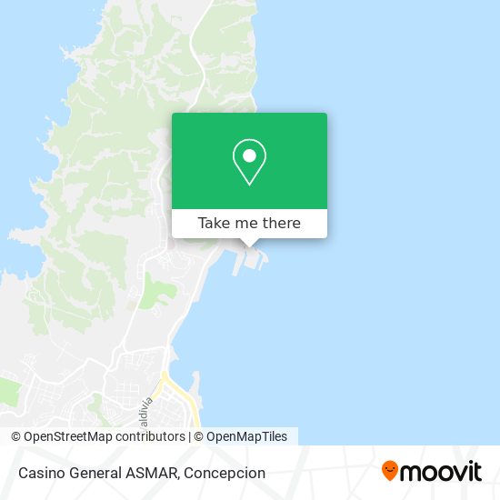 Mapa de Casino General ASMAR