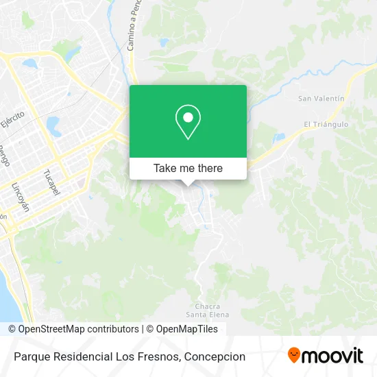 Mapa de Parque Residencial Los Fresnos