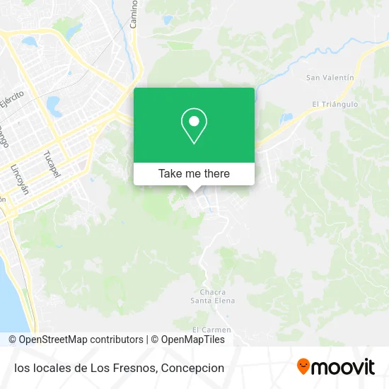 los locales de Los Fresnos map