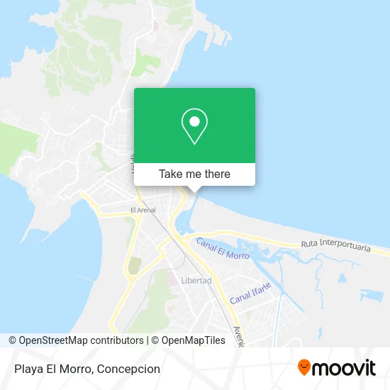 Mapa de Playa El Morro