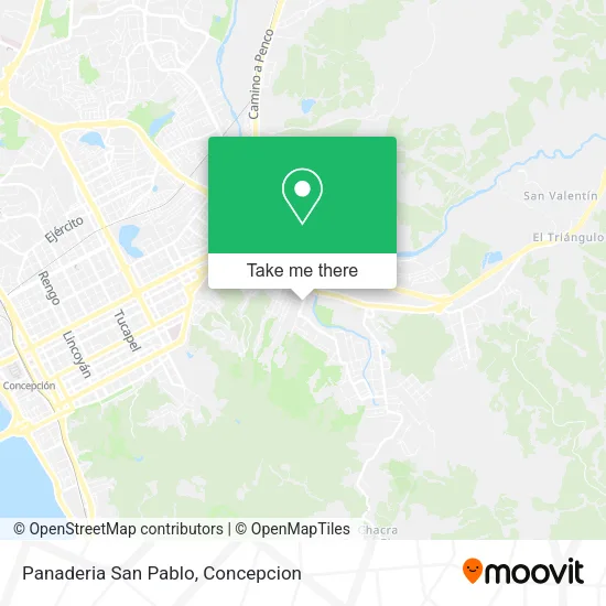 Panaderia San Pablo map