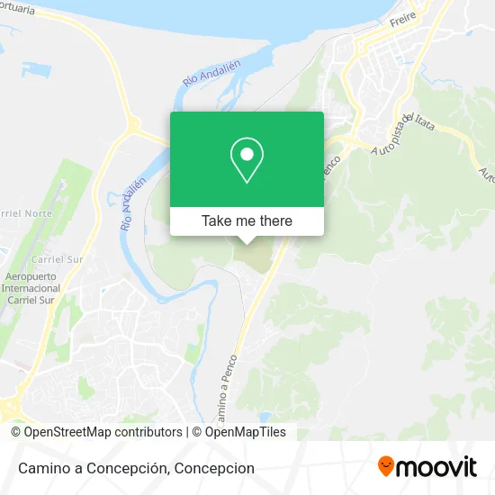 Mapa de Camino a Concepción