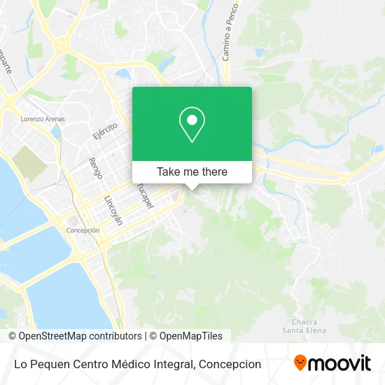 Mapa de Lo Pequen Centro Médico Integral