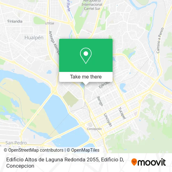 Mapa de Edificio Altos de Laguna Redonda 2055, Edificio D