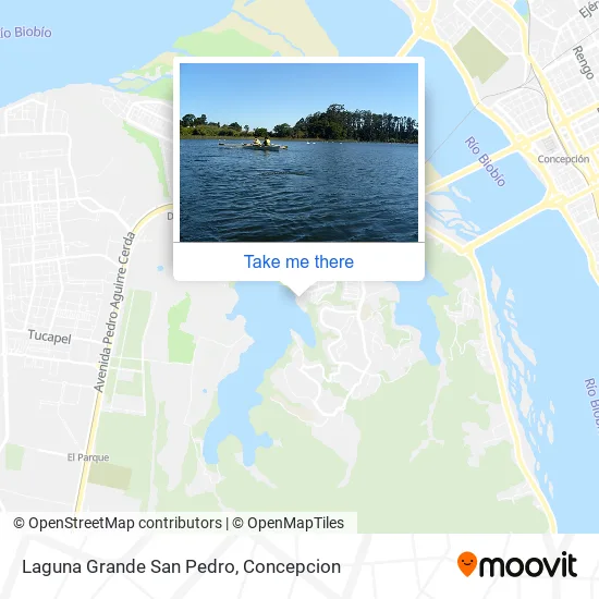 Mapa de Laguna Grande San Pedro