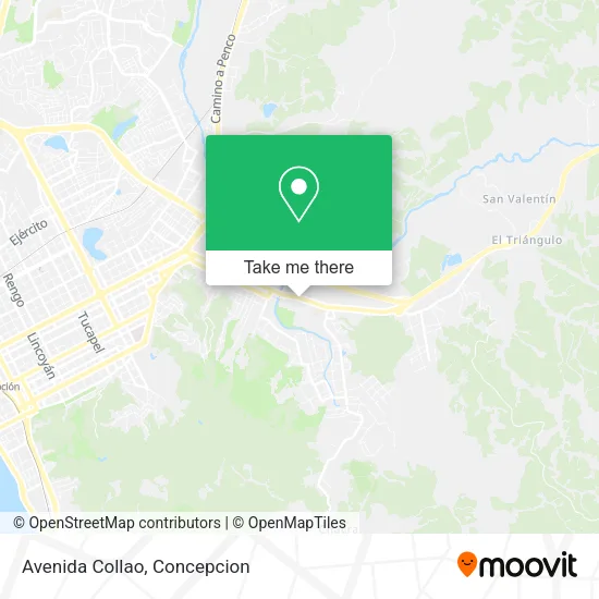Mapa de Avenida Collao