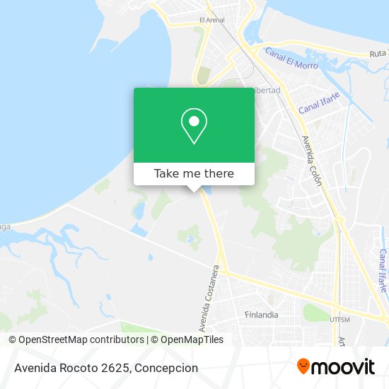 Mapa de Avenida Rocoto 2625