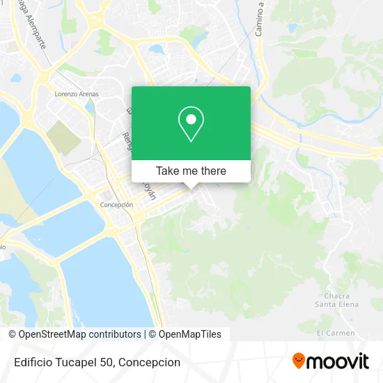 Mapa de Edificio Tucapel 50