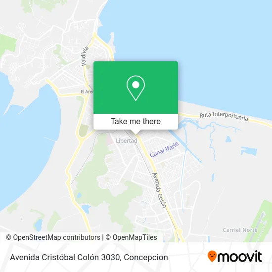 Avenida Cristóbal Colón 3030 map