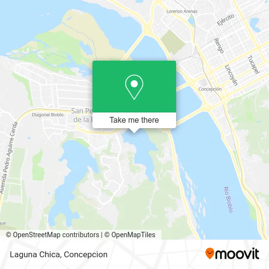 Laguna Chica map